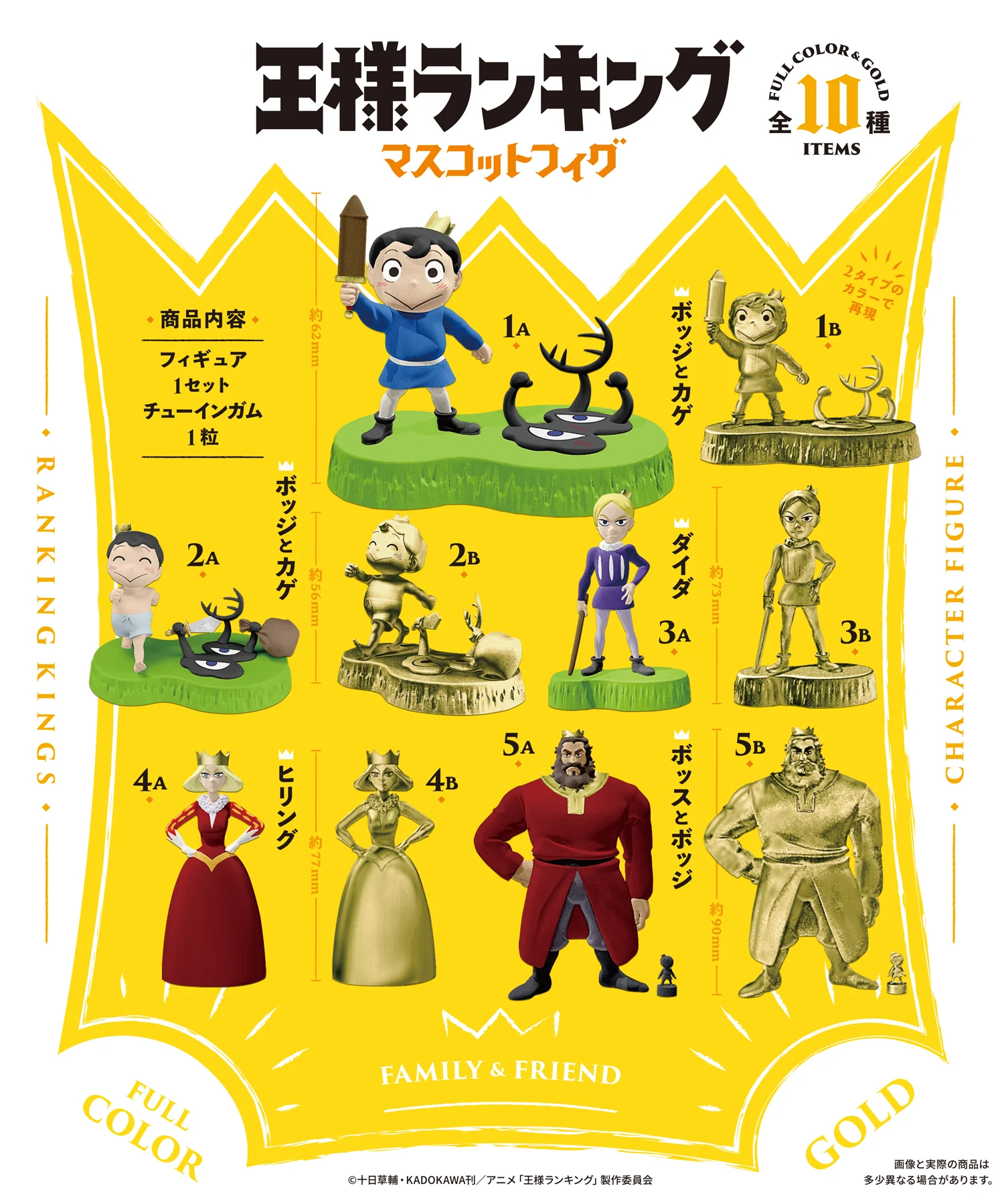 【12月 / 1月到港】國王排名 盒玩