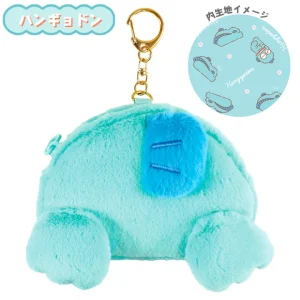 日本 sanrio hangyodon 水怪 公仔匙扣 散銀包 散子包